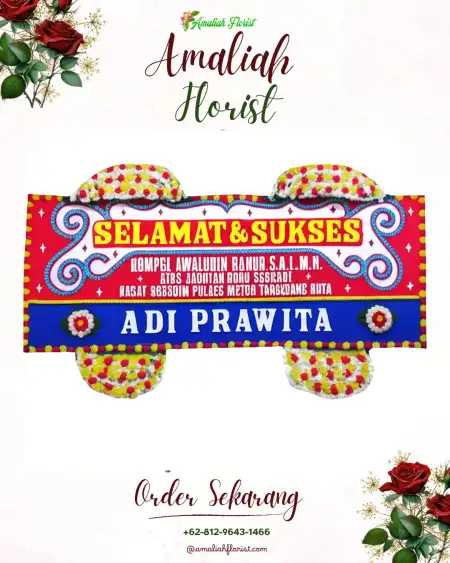 Papan Bunga Ucapan Selamat Jambeyan